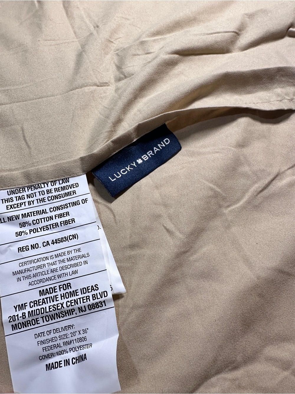 Lucky Brand bohemian-style quilt shams reversible striped and pattern Queen - Picture 5 of 8